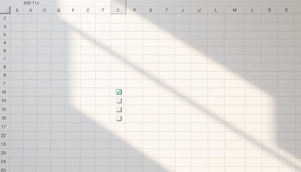 Checkbox Layout in Excel