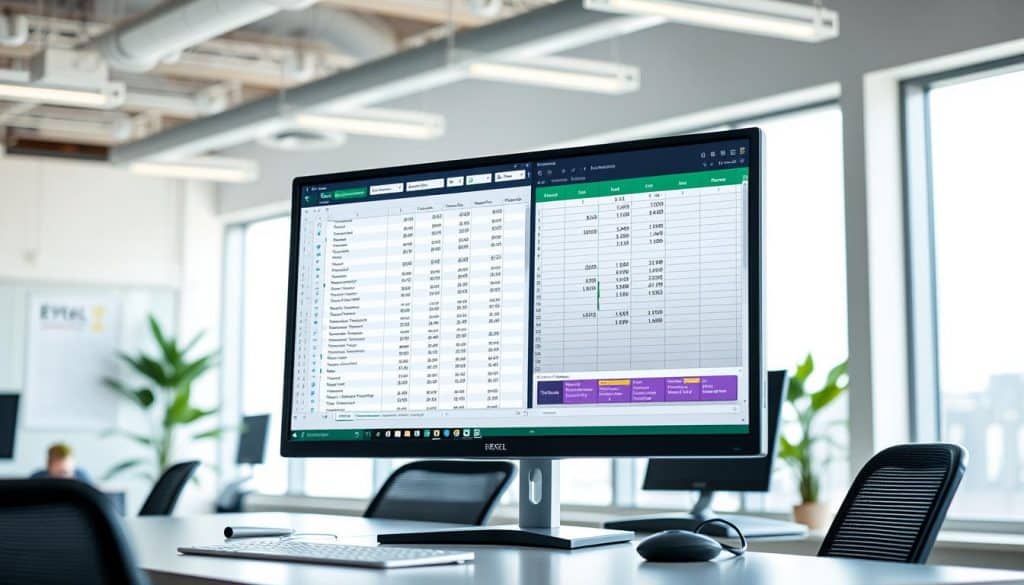 Excel Fenster teilen