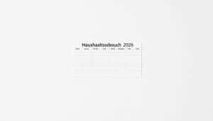 Haushaltsbuch 2026 Excel Vorlage kostenlos downloaden