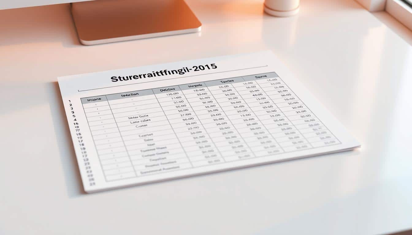 Steuererklärung 2025 Excel Vorlage kostenlos downloaden
