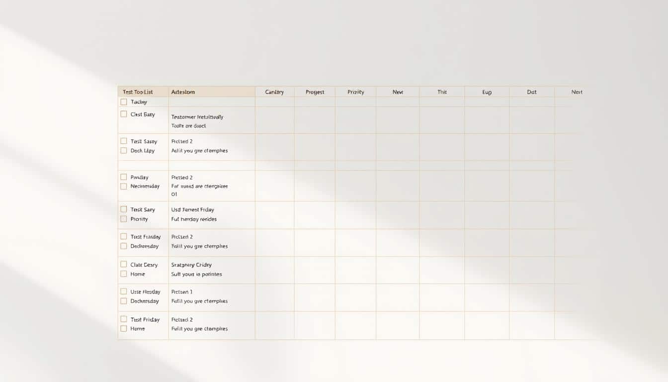 to Do Liste Excel Vorlage kostenlos downloaden